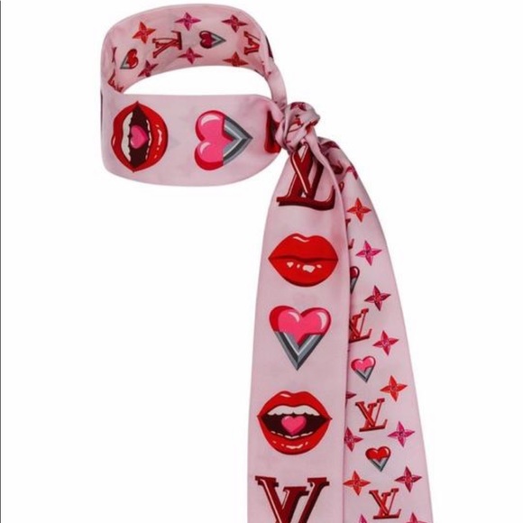 Louis Vuitton Lucky Bb Bandeau Neckerchief Twilly - Picture 8 of 8